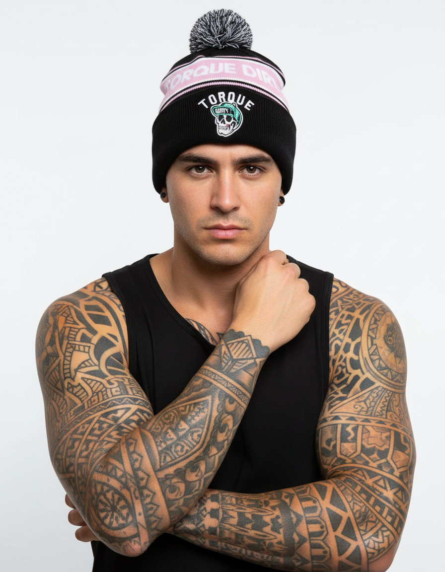 SIGNATURE BEANIE PINK